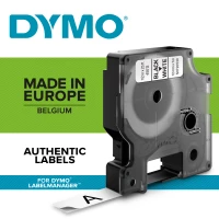 3. DYMO Taśma do Drukarki 12 mm x 7 m Czarny/Biały